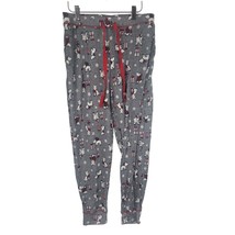 Laura Ashley Pajama Pants S Womens Grey Christmas Holiday Print Grey Pul... - £14.78 GBP