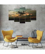 Framed Star Wars X-Wing Sun Clouds Five Piece Canvas Multi Panel Home De... - $31.00+