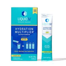 6/26 Liquid I.V. Hydration Multiplier Vegan Powder - Lemon Lime - 10ct - $13.85