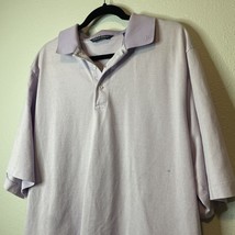 Ralph Lauren Polo Shirt Mens Extra Large Purple Pima Cotton Golfer Preppy - $10.83