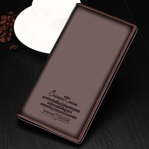 2016 new version of the influx of men&#39;s long wallet business ultra-thin simple m - £51.31 GBP