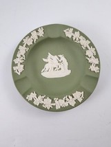 Vintage Wedgwood Pegasus Sage Green Jasperware Ashtray - £11.26 GBP