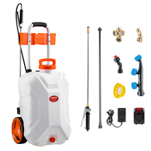 VEVOR Battery-Powered Sprayer with Wheeled Cart, 10 Gallon Electric Weed... - $157.99