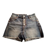 New M Jeans By Maurices Frayed Hem High Rise Shorts Size 2 Comfort Stret... - $12.00