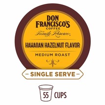 Don Francisco&#39;s Hawaiian Hazelnut Coffee 55 to 165 Keurig K cups Pick Any Size - £39.95 GBP+