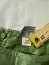 Le Suit Petite Women's Green Rear Zip & Slit Pull-On Pencil Skirt Size 14P image 3