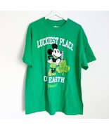 NWT Disney Parks Luckiest Place on Earth St Patricks Day T Shirt Mickey ... - $27.40 CAD