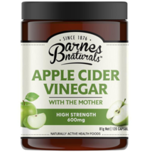 Barnes Naturals Apple Cider Vinegar with The Mother - 600mg, 120 Capsules - £79.10 GBP