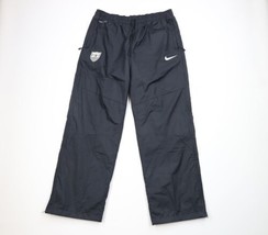Nike Storm Fit Mens Large Spell Out Wide Leg USMNT USA Soccer Rain Pants Black - £62.26 GBP