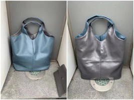 Women&#39;s Vintage Genuine Leather Tote Hobo Shoulder Bag Handbag Large A4 College  - £50.86 GBP