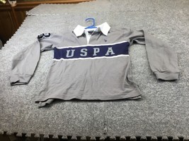 US Polo Assn Youth 8 Long Sleeve Gray Shirt Pullover spell out - £7.73 GBP