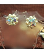 Vintage Flex Pearl and bead clip-on earrings - €11,67 EUR