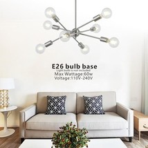 8 Lights Modern Sputnik Chandelier Lighting with Adjustable Arms Mid Cen... - $109.24 8 Lights Modern Sputnik Chandelier Lighting with Adjustable Arms Mid Cen... - $109.24