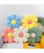 Small Daisy-Shaped Plush Cushion,Petal Pillow, Tatami Mat With Sun Flower - £13.42 GBP+