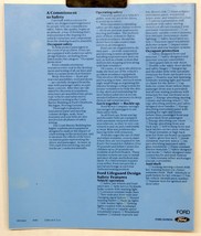 1984	Ford Cars Dealer Sales Brochure 	4593 - £5.88 GBP