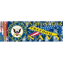 United States Navy Iraqi Freedom Bumper Sticker 3-1/4&quot;X9&quot; - £7.08 GBP
