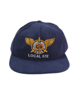 Local 512 Transport Workers union embroidered Mesh hat cap adjustable Navy - $236.83 MXN