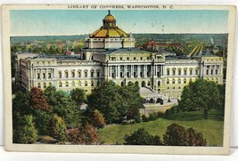 Postcard U.S. Library of Congress Washington D.C. US 1933 Posted Stamp PC - £7.49 GBP