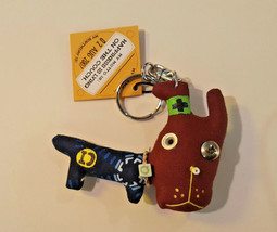 Koonin Family Pet Dog Keychain Handmade Dated Kamibashi 1 Of A Kind Designer Toy - £14.16 GBP