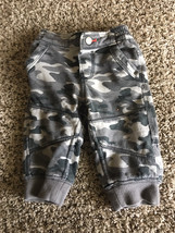 * Genuine Kids Oshkosh Boys Pants Size 12 Month Camo - $3.99