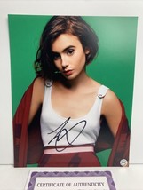 Lily Collins (Actress) Signed Autographed 8x10 photo - AUTO COA - £32.44 GBP