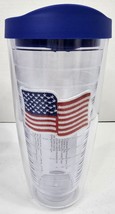 Americana USA Flag Made in USA Double Walled Insulated Tumbler Travel Cup 21.3oz - $6.17