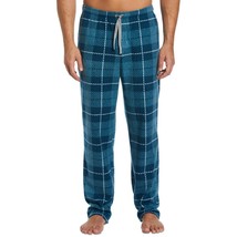 M- Perry Ellis PORTFOLIO Moroccan Blue Plaid SOFT Comfort Fit Pajama Sle... - £13.93 GBP