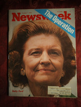 Newsweek October 7 1974 Oct 74 10/07/74 Betty Ford Breast Cancer Valerie Harper - £5.07 GBP