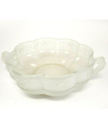 Jeanette Aztec Rose Bowl Frosted Glass  6.5&quot; - $15.00