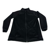 Old Navy Active Youth Boys Black Full Zip Long Sleeved Jacket Size Large (10/12) - £18.36 GBP