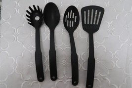 4 pcs Farberware Serving Utensils:  basting spoons,  lifting spoon, masher - £11.87 GBP