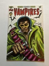 Vampires: Halloween So.  #1C W/ Original Drawing Of Blade Signed By Fort... - $46.74