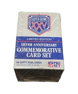 NFL Super Bowl XXV 25 Limited Edition Silver Anniversary 160 Pro Set Car... - £5.03 GBP