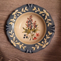 Certified International &quot;Flora&quot; By Pamela Gladding ~ Retired Soup/Pasta Bowl - £9.59 GBP