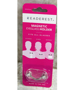 ReadeREST Stainless Steel Crystal Magnetic Holder For Eyeglasses - £11.55 GBP