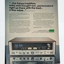 Vintage 1970&#39;s Magazine Print Ad Sansui 7070 Receiver WiFi Home Stereo 8... - £5.21 GBP