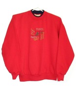 Vtg M&amp;C Sportswear Ugly Christmas Sweatshirt Embellished Grandma Womens ... - £27.03 GBP