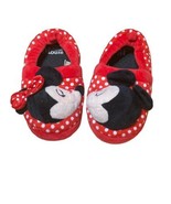 MINNIE MOUSE Little Girls Size 9 - 10 Slippers House Shoes ~ Plush Minni... - $12.38