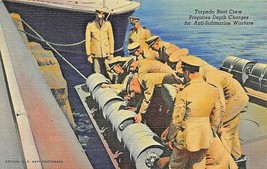 U S Navy Military ~ Torpedo Boat Ras ~ Prepares Depth Charge Anti-Submarine-
... - £7.92 GBP