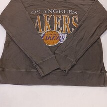 NBA Vintage Inspired Los Angeles Lakers Womens Green Graphic Sweatshirt Chest 46 image 15