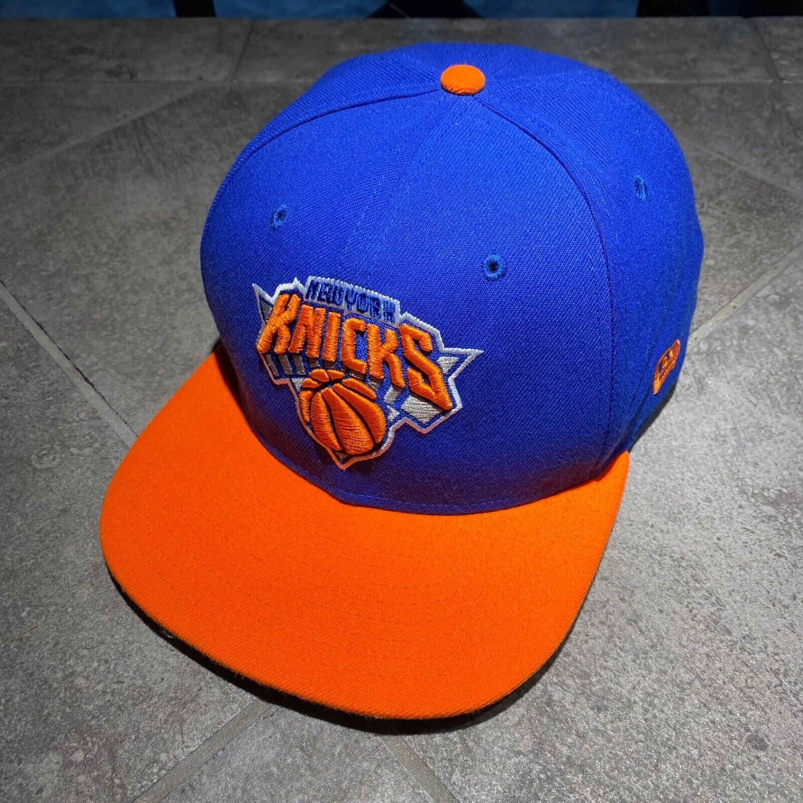 Knicks New York NBA Core Basic Snapback Mitchell Ness Blue Orange OSFM - $24.70