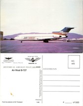 Air West B-727 International Airlines Museum Airplane Vintage Postcard - £7.51 GBP