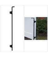 Drop Rod Fence Gate Latch Slide Bolt Brackets Phillips Screws Heavy Duty... - $23.85