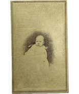 Antique CDV Photo 1860s Beautiful Baby Picture Victorian Infant Child VT... - £14.87 GBP