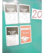 VINTAGE RISKO cards territory cards MONGOLIA BRASILIAN MIDDLE EAST SCAND... - £11.98 GBP