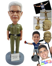 Personalized Bobblehead officer on duty looking good - Careers &amp; Professionals A - £72.74 GBP