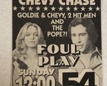 Foul Play Tv Guide Print Ad Chevy Chase TPA18 - $5.93