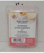 Better Homes and Gardens Summer Strawberry &amp; Mimosa Scented Wax Cube Melts - $9.85