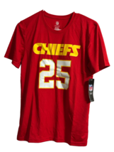 Team Apparel Youth Kansas City Chiefs Charles S/Sleeve T-Shirt, Red, Large 14/16 - £12.65 GBP