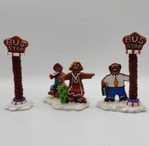 2004 Lemax Sugar N Spice Village Bus Stop # 42846 - 3 pc - $14.50